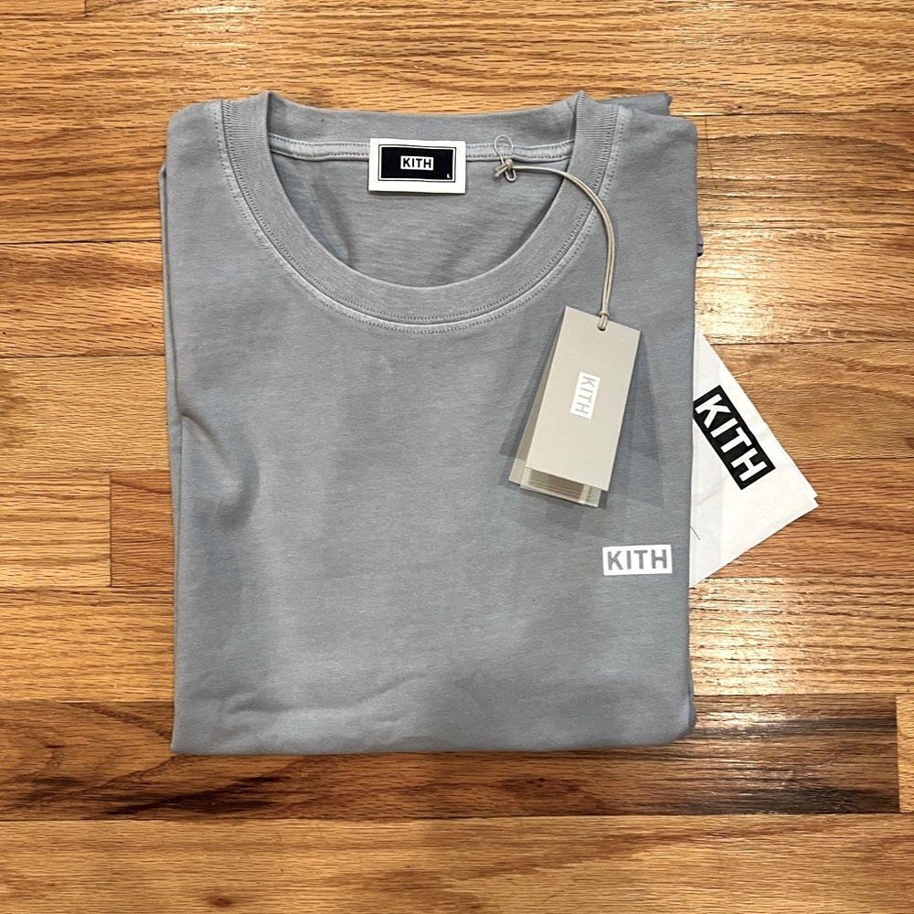 KITH LAX TEE Large “Light Indigo”